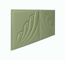 Мягкая стеновая панель Angel 300х600 мм - Olive