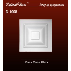 Дверной декор D1008 (110*30*110) OptimalDecor